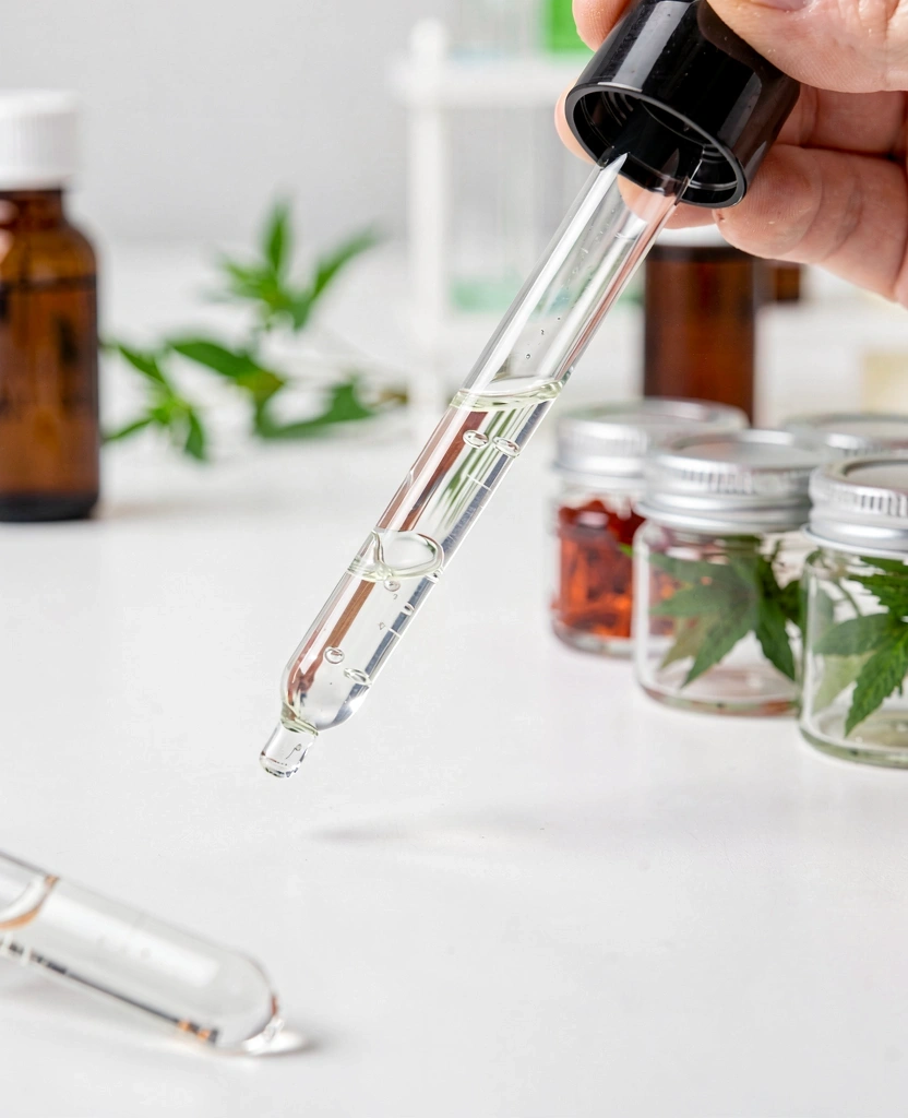 Analýza pleťového séra v laboratoři